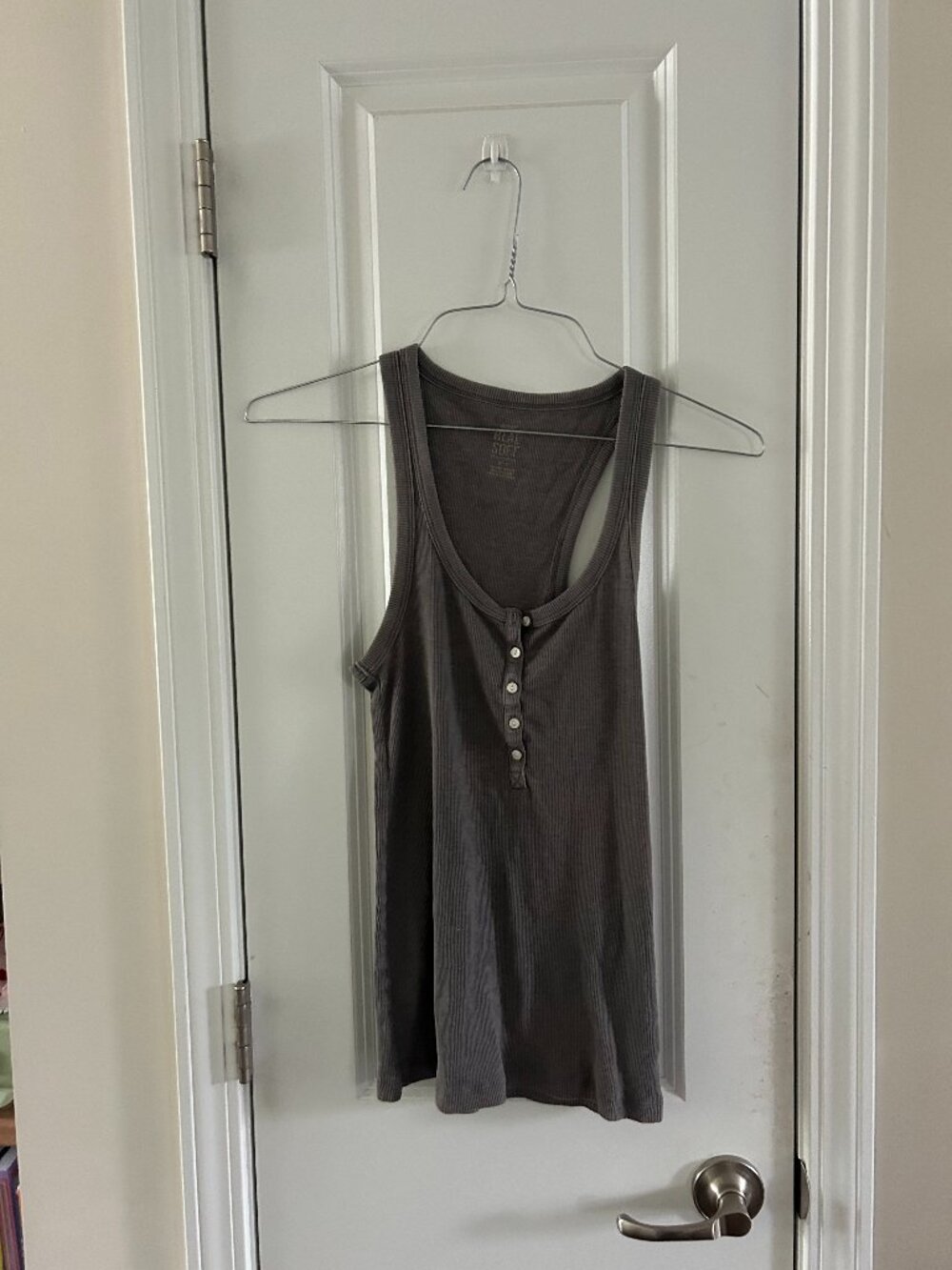Aerie Grey Henley Tank